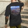 グランドキャニオン国立公園、アリゾナ州カラフルシーニックtシャツ メンズTシャツ バックプリント 彼への贈り物