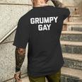 グランピーゲイシャツ 面白いことわざ皮肉ゲイプライド Lgbtqゲイ メンズTシャツ バックプリント 彼への贈り物