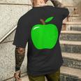 グリーンアップル メンズTシャツ バックプリント 彼への贈り物