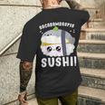 サカバンバスピス寿司 魚ミーム 和食 メンズTシャツ バックプリント 彼への贈り物