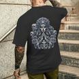 サンタ・ムエルテ 死神 メンズTシャツ バックプリント 彼への贈り物