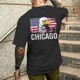 シカゴ Chicago メンズTシャツ バックプリント 彼への贈り物