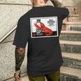 シーフード 1879 ドイツ ロブスター ザリガニ 甲殻類 レトロ メンズTシャツ バックプリント 彼への贈り物