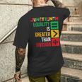 ジューンティーンスの平等は分裂よりも大きい メンズTシャツ バックプリント 彼への贈り物