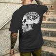 スカルスラッシャーヘッド メンズTシャツ バックプリント 彼への贈り物