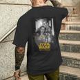 スター・ウォーズ クラシック エピソードii クローンの攻撃ポスター メンズTシャツ バックプリント 彼への贈り物