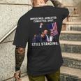 スティル・スタンディング・トランプ 2024 暗殺未遂 メンズTシャツ バックプリント 彼への贈り物