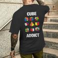スピードキューブパズル キューバーキューブ キッズ メンズTシャツ バックプリント 彼への贈り物