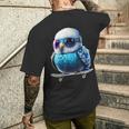 セキセイインコ オーナー様へ メンズTシャツ バックプリント 彼への贈り物