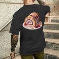 ゼリーロールケーキ メンズTシャツ バックプリント 彼への贈り物