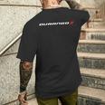 ダッジ・デュランゴ・クラシックロゴ。 メンズTシャツ バックプリント 彼への贈り物