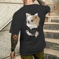 チワワ インポケット チワワ 長髪 チワワ 犬好き メンズTシャツ バックプリント 彼への贈り物