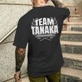 チームタナカ 誇り高き家族メンバー 田中 メンズTシャツ バックプリント 彼への贈り物
