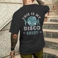 ディスコ衣装 レディース メンズ 70年代&80年代コスチューム This Is My Disco メンズTシャツ バックプリント 彼への贈り物