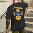 デジタルゴールドジム エクササイズ ビットコインギア クリプトジムウェア メンズTシャツ バックプリント 彼への贈り物