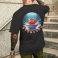 トマト 赤いトマト ピコピン おすすめリコピン おもしろトマト かわいいトマト メンズTシャツ バックプリント 彼への贈り物