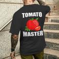 トマトマスターi トマト メンズTシャツ バックプリント 彼への贈り物