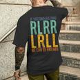 ドラマー Rlrr Lrll パラディドル ドラム ドラム レトロ ヴィンテージ メンズTシャツ バックプリント 彼への贈り物
