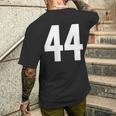 ナンバー44インチホワイトポケットスタイルバージョン。 メンズTシャツ バックプリント 彼への贈り物