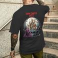 ハロウィン ナイト カウント ドラキュラ城 メンズTシャツ バックプリント 彼への贈り物