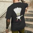 バドミントン ダビングシャトルコック バーディーボーイ バドミントン メンズTシャツ バックプリント 彼への贈り物