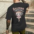 バレリーナ カプチーナ 気まぐれなミームtシャツ メンズTシャツ バックプリント 彼への贈り物