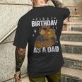 パパになって初めての誕生日 パパ お父さん 父 パーティー 誕生日 メンズTシャツ バックプリント 彼への贈り物