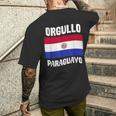パラグアイプライド パラグアイ国旗 Orgullo Paraguayo メンズTシャツ バックプリント 彼への贈り物