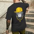ヒップホップ ゴリラ ラッパー メンズTシャツ バックプリント 彼への贈り物