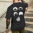ビッグバン理論 ロゴ グループ ヘアショット メンズTシャツ バックプリント 彼への贈り物