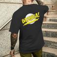 ビッグバン理論ロゴ Bazinga メンズTシャツ バックプリント 彼への贈り物