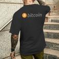 ビットコイン暗号通貨 暗号通貨 ビットコイン メンズTシャツ バックプリント 彼への贈り物