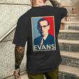 ビル・エヴァンス・ホープ ポスター グレート・オブ・ジャズ・ヒストリー メンズTシャツ バックプリント 彼への贈り物