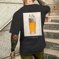 ビール冷え切ってます メンズTシャツ バックプリント 彼への贈り物
