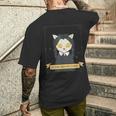 ファニー・キャット・ウェンズデー メンズTシャツ バックプリント 彼への贈り物