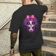 フェアリースケルトン 死者の日 Dia De Los Muertos ハロウィン メンズTシャツ バックプリント 彼への贈り物