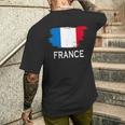 フランス 国 フランス国旗 メンズ レディース キッズ フランス メンズTシャツ バックプリント 彼への贈り物