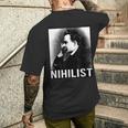 フリードリヒ・ニーチェ メンズTシャツ バックプリント 彼への贈り物