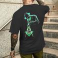 フリーメイソンをテーマにしたフリーメイソンがツールを運びます」S&C メンズTシャツ バックプリント 彼への贈り物