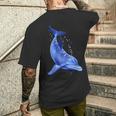 ブルードルフィン海洋海獣 セーブ・ザ・オーシャンズ メンズTシャツ バックプリント 彼への贈り物