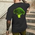 ブロッコリー 写真 エンブレム Broccoli Photo Emblem メンズTシャツ バックプリント 彼への贈り物
