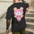 プリパラ クマ メンズTシャツ バックプリント 彼への贈り物