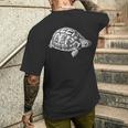ヘルマンリクガメ メンズTシャツ バックプリント 彼への贈り物