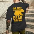 ベストシーズンはクマ狩りハンター メンズTシャツ バックプリント 彼への贈り物