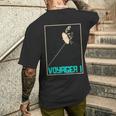 ボイジャー1星間宇宙探査機 太陽系天文学 メンズTシャツ バックプリント 彼への贈り物
