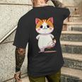 ボス猫 Boss Cat メンズTシャツ バックプリント 彼への贈り物