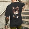 ポケットに入ったチワワ チワワ 子犬 長髪 犬好き メンズTシャツ バックプリント 彼への贈り物