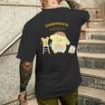 ポムポムプリン ハピネスマイルーム メンズTシャツ バックプリント 彼への贈り物