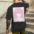 ポールプリンセス フェイスシリーズ ヒナノ メンズTシャツ バックプリント 彼への贈り物