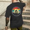 マウンテンバイク サイクリング レトロ ヴィンテージ Mtb 自転車ライダー メンズTシャツ バックプリント 彼への贈り物